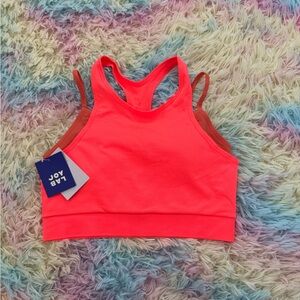 Women’s XL JoyLab Neon Orange 2 layer Sports Bra